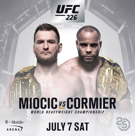 UFC 226 Replay – Cormier vs Miocic