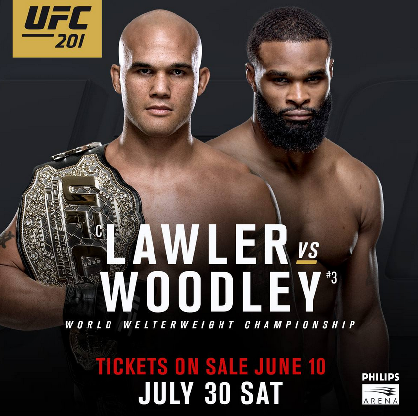 UFC 201 Results – Lawler vs. Woodley Full Fight