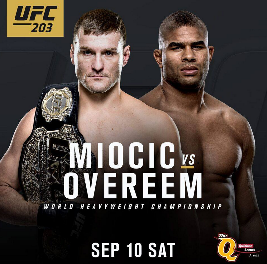 UFC 203 Results – Miocic vs Overeem Full Fight