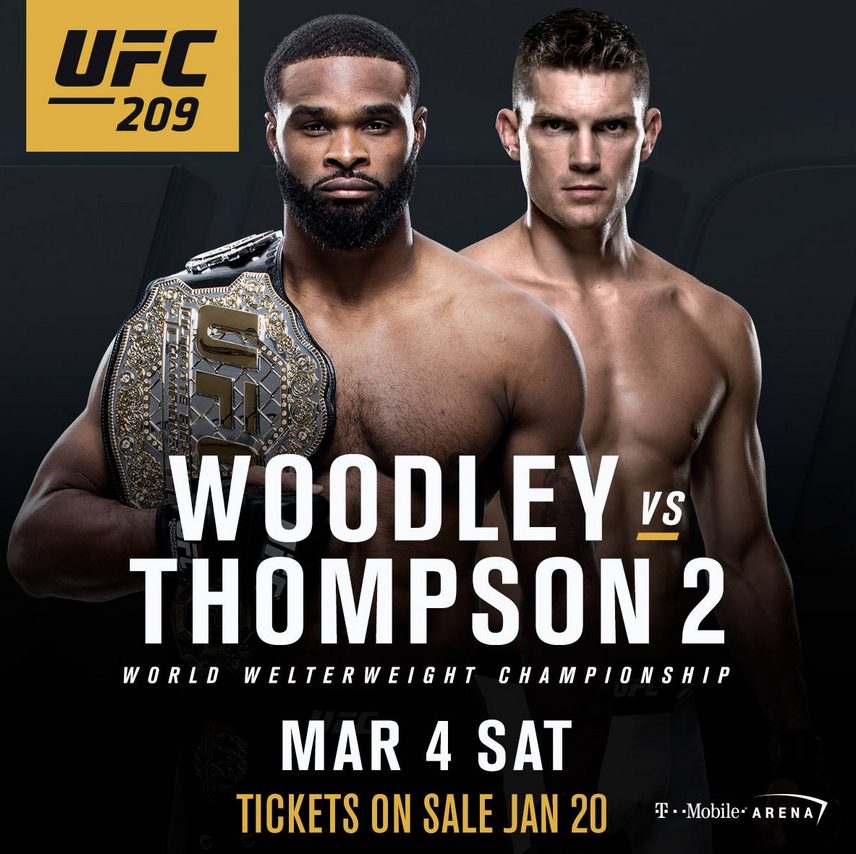 UFC 209 Results – Woodley vs. Thompson 2 Full Fight