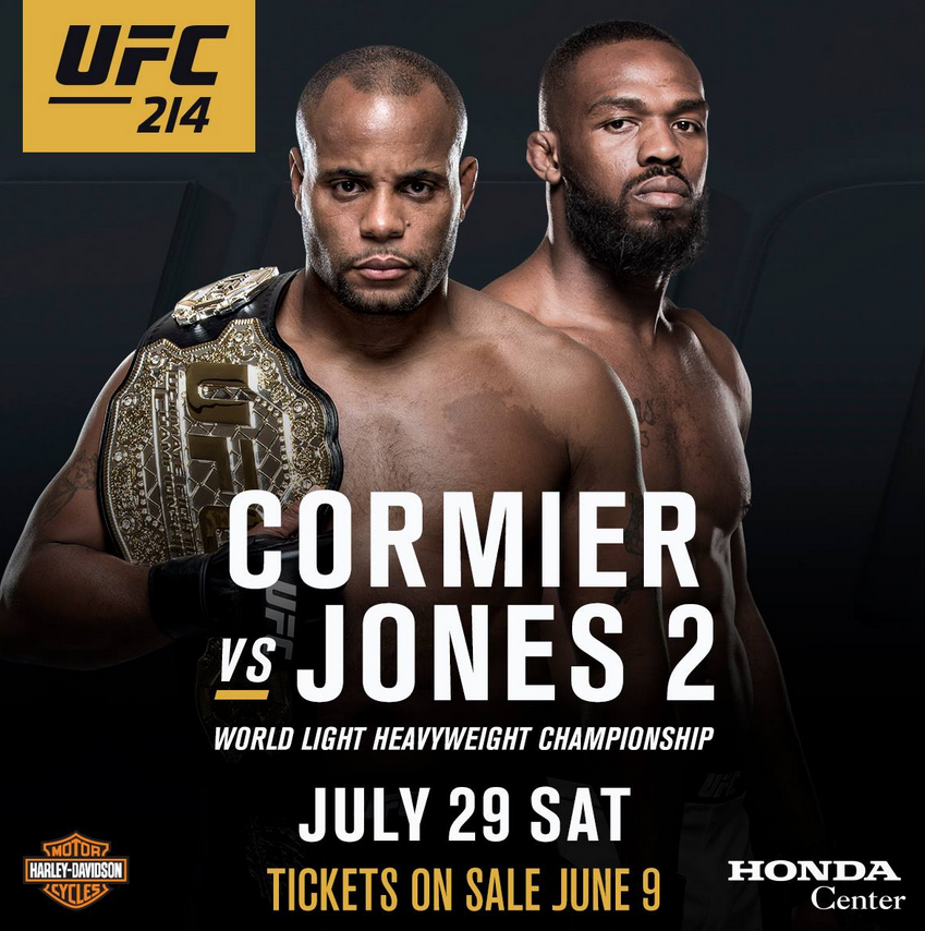UFC 214 Results – Cormier vs. Jones 2 Full Fight
